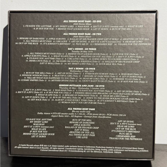 George Harrison All Things Must Pass 50th Anniversary Box Set - Picture 2 of 14